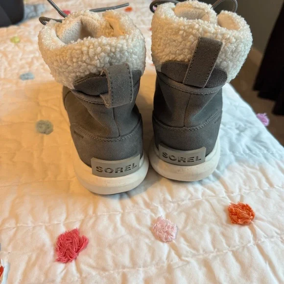 Sorel Women's Explorer Next Carnival WP Snow Boots size 8 grey winter  sea salt - Picture 5 of 7